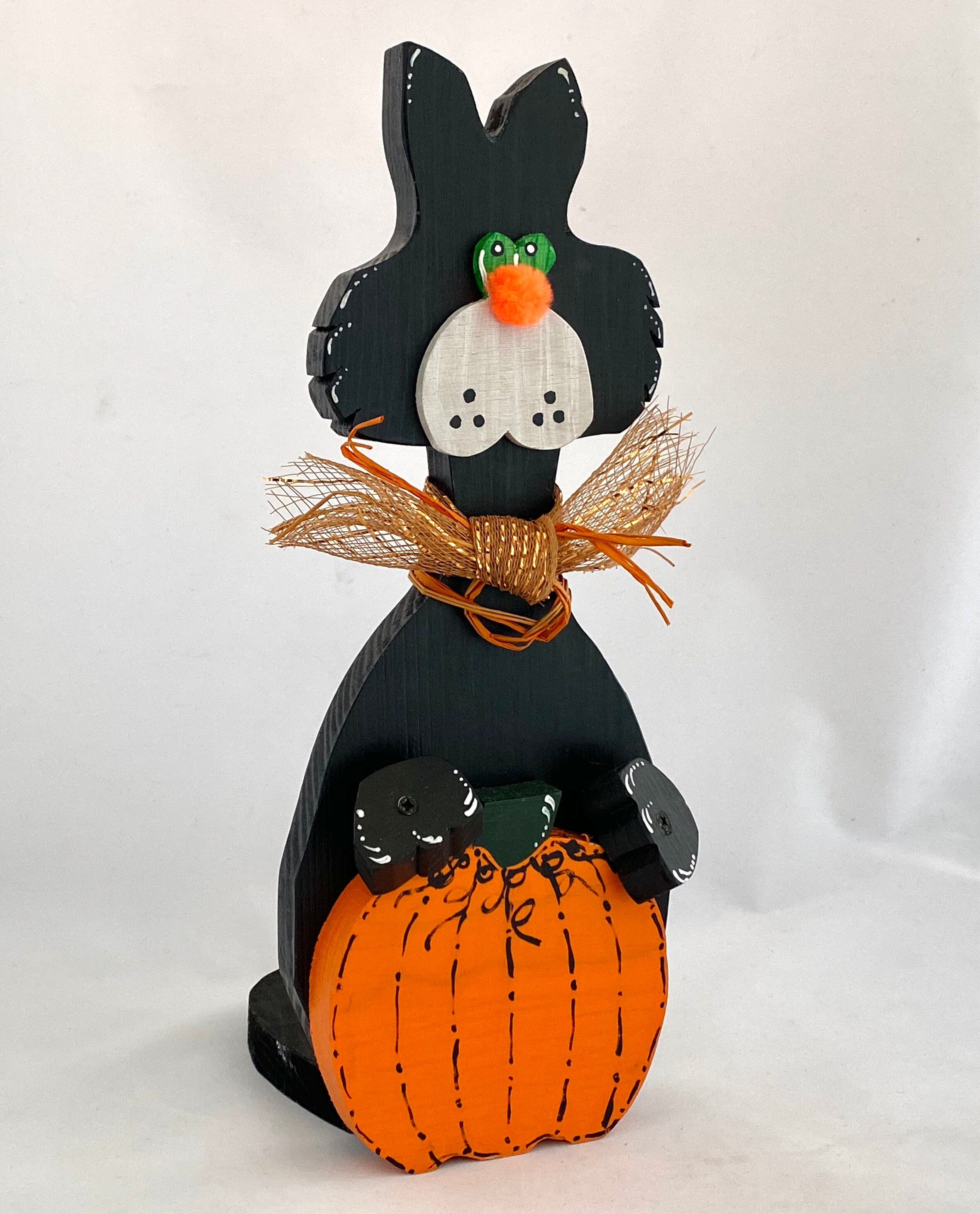 Black Cat Paper Towel Holder Etsy