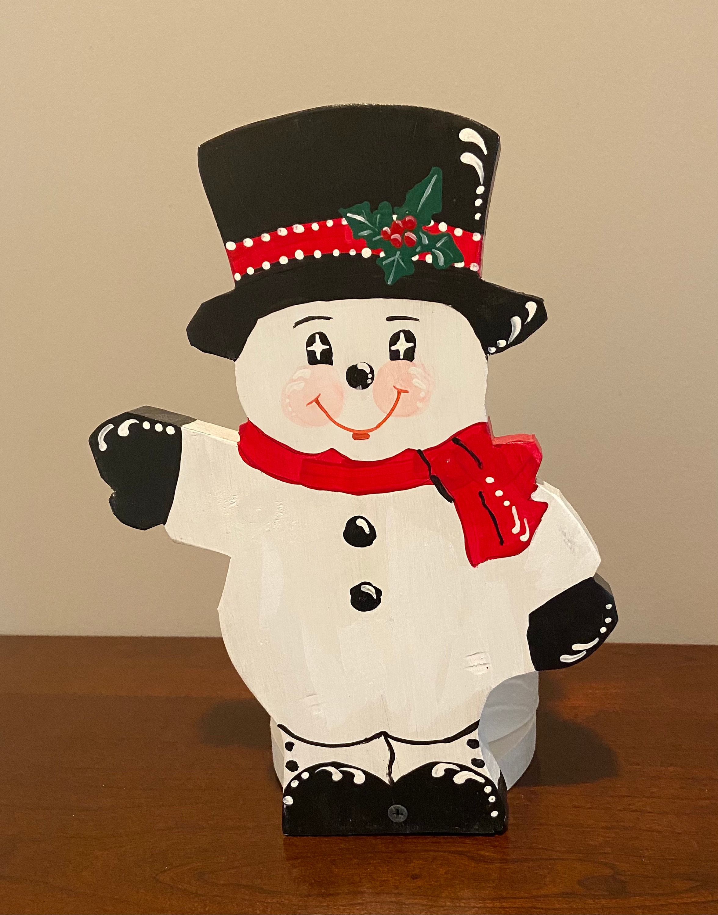 Snowman Paper Towel Holder Etsy