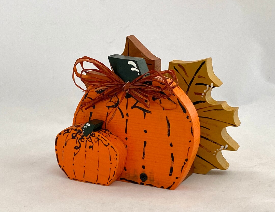 Pumpkin & Fall Leaves Napkin Holder Etsy
