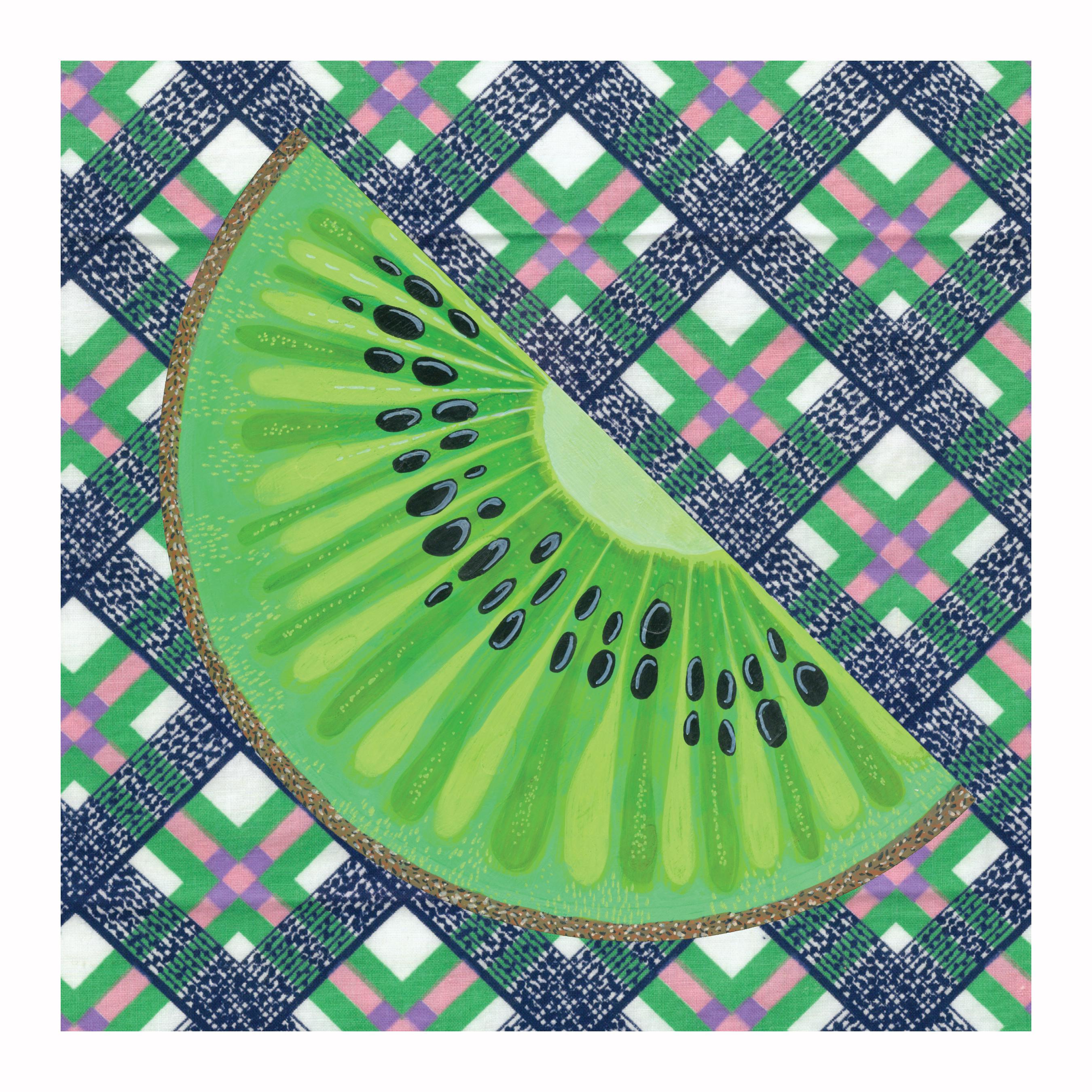 Kiwi Scheibe 8 x 8 Druck