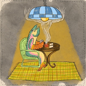 Stampa Solitario Salmone