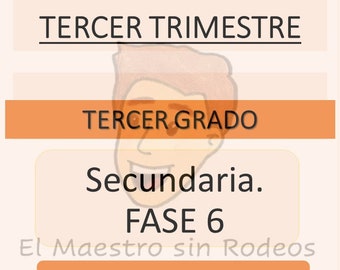 Tercer Trimestre. 3er Año. Planeaciones Fase 6.