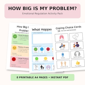 Hur stort är mitt problem? Aktivitetspaket för emotionell reglering (PDF-nedladdning)