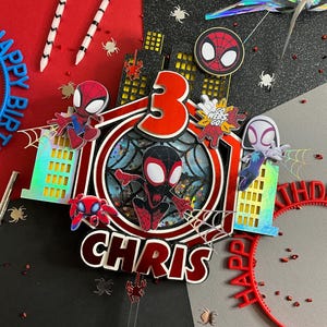 Spidey and his amazing friends Cake Topper/Spidey/Spider Man