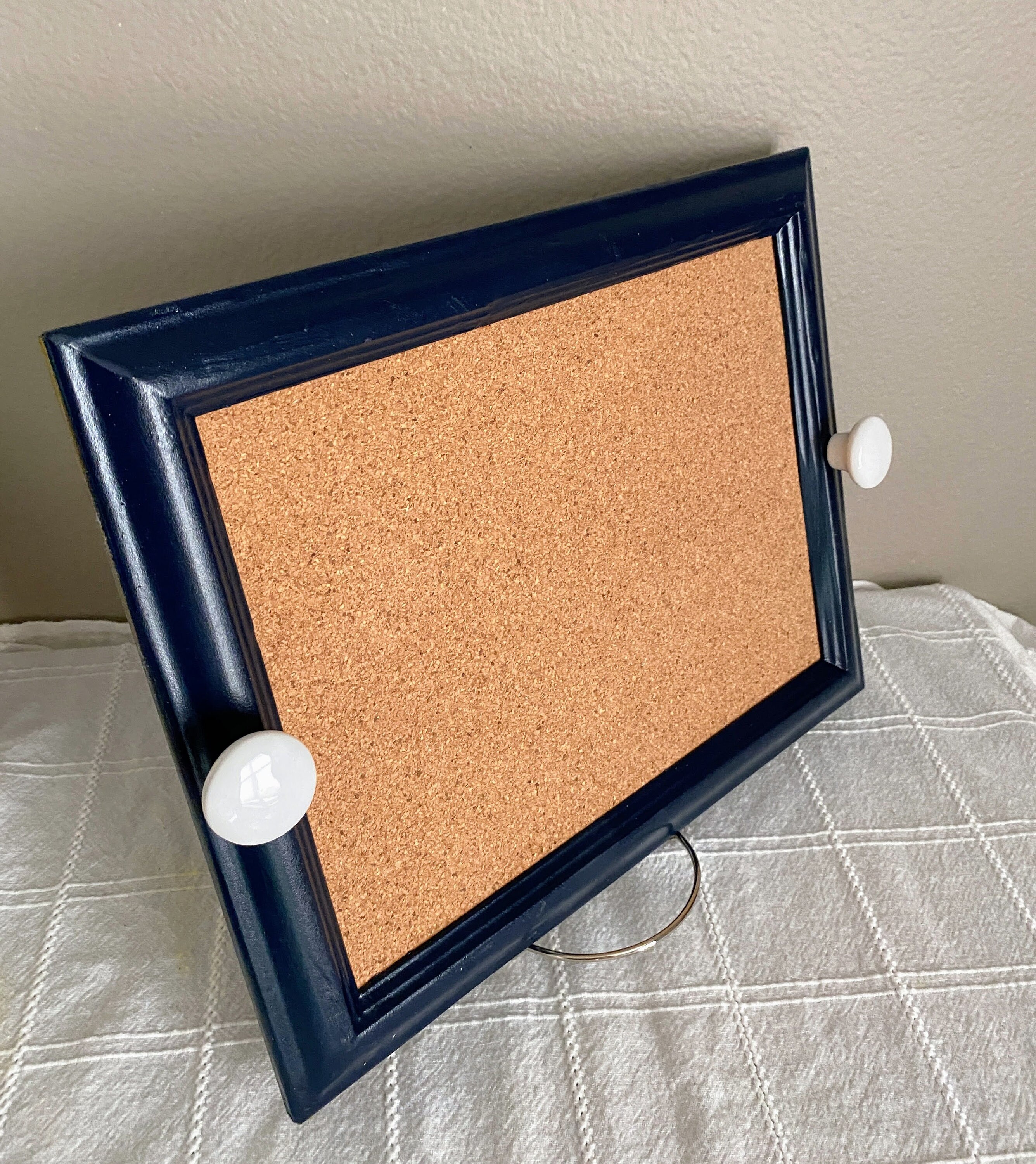 Cork Board/ Navy Blue Teacher/ School/Home Wall Organizer/ Etsy