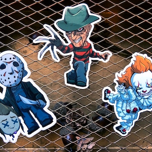 Chibi Movie Monsters Stickers