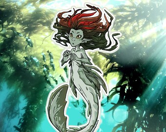 Little Merrow / Una pegatina de MerMay