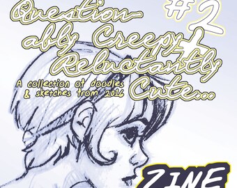 Cuaderno de bocetos, hecho a mano / Cuestionablemente espeluznante y renuentemente tierno Vol. 2