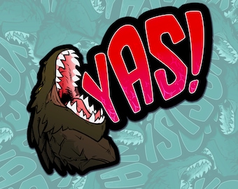 ¡SÍ! Dragón / Barrio de los Santos Tontos Pegatina