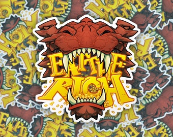 Eat the Rich | Dragon Jaws Sticker