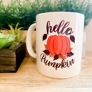 Kürbis-Becher, Kaffeebecher, Herbst Becher, Halloween-Becher