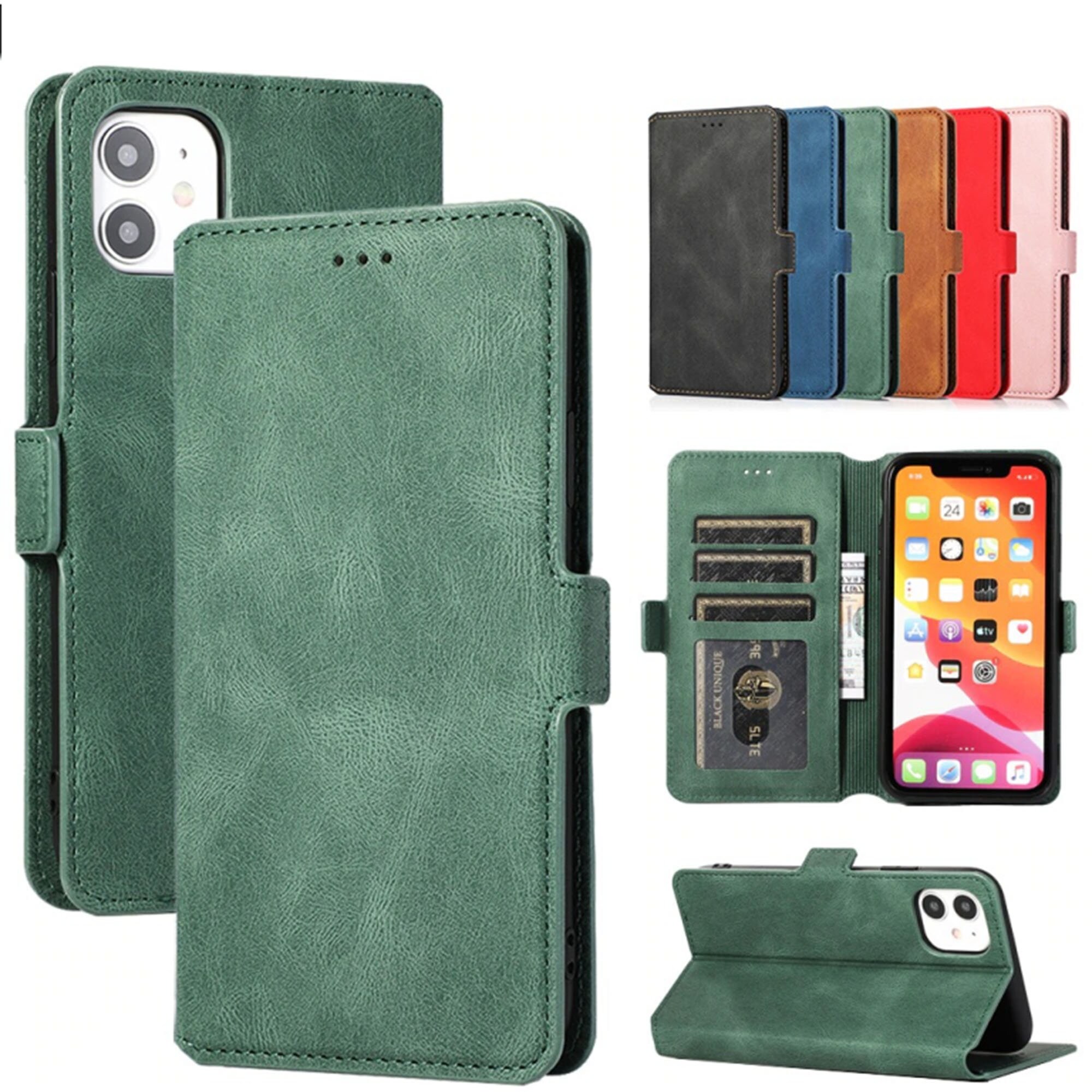 Iphone 11 Case Leather Flip Wallet Case For iPhone 12 Mini 11 Etsy
