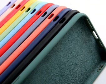 iPhone 11 Case, Original Liquid Silicone Case For Apple iPhone 11 12 13 Pro Max Mini 7 8 6 6S Plus Xr X Xs Max SE, Shockproof Case Cover