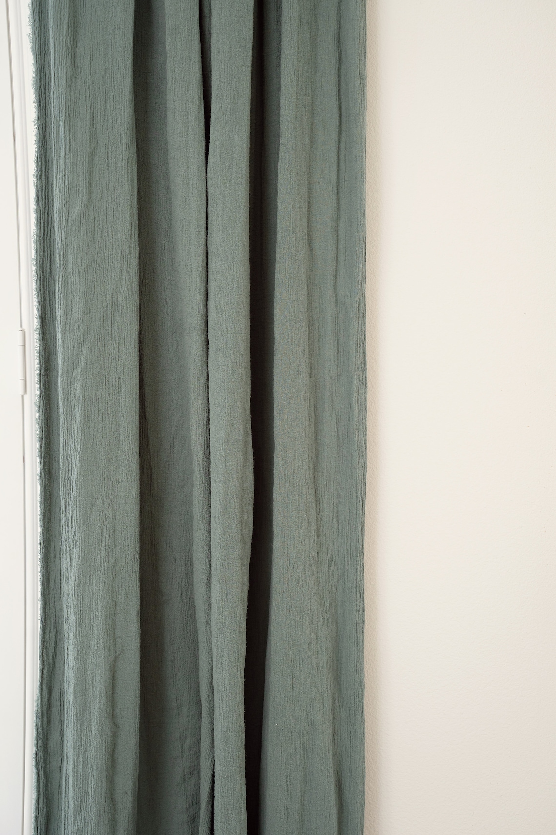 Semisheer Cotton Gauze Curtains Standard and Custom Length Etsy