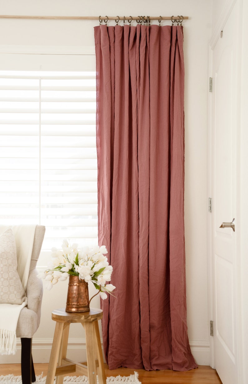 Semisheer Cotton Gauze Curtains Standard and Custom Length Etsy