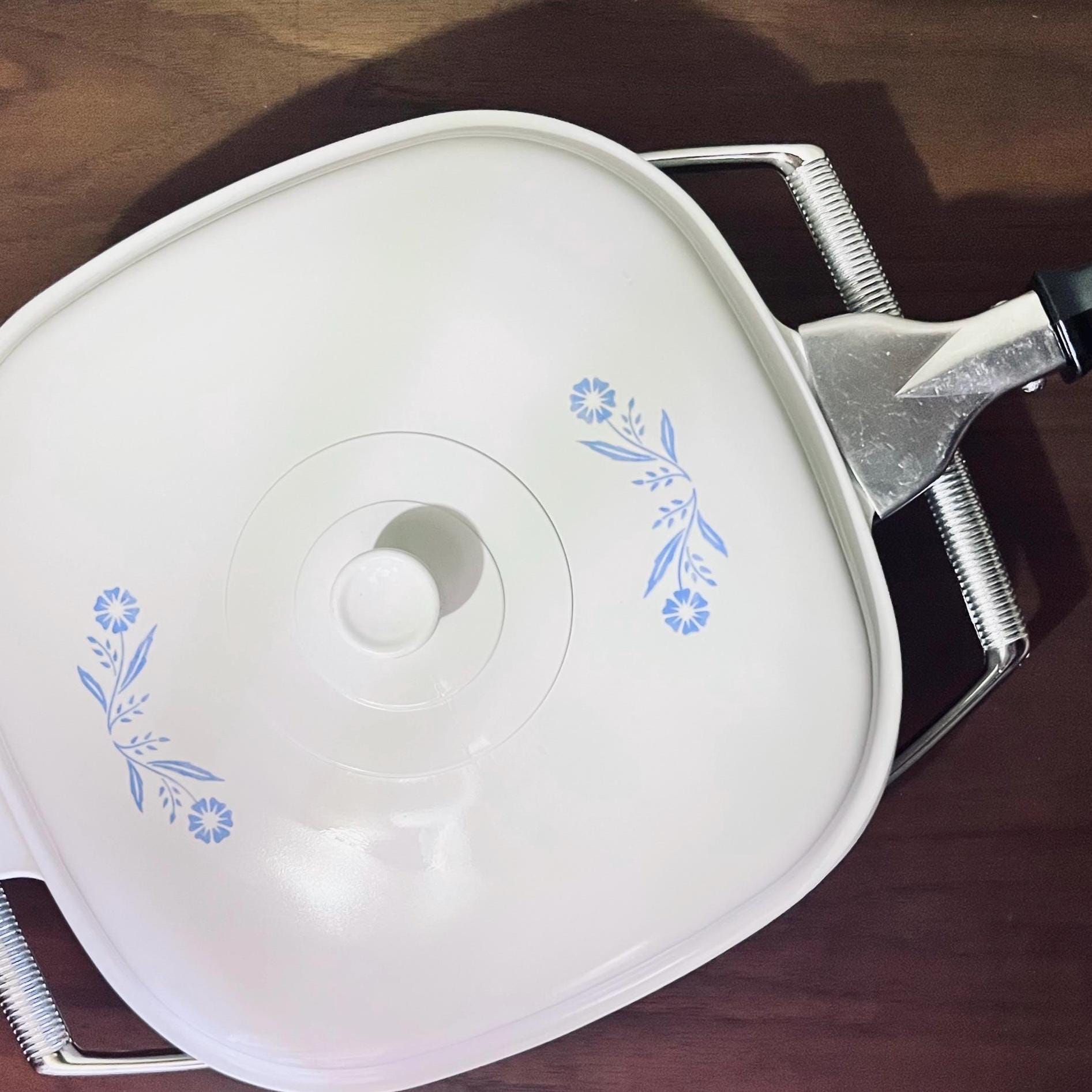 コーニングウェア ブルーコーンフラワー 6点セット スキレット パイレックス Pyrex パイレックス蓋 コーニングウェア ブルーコーンフラワー