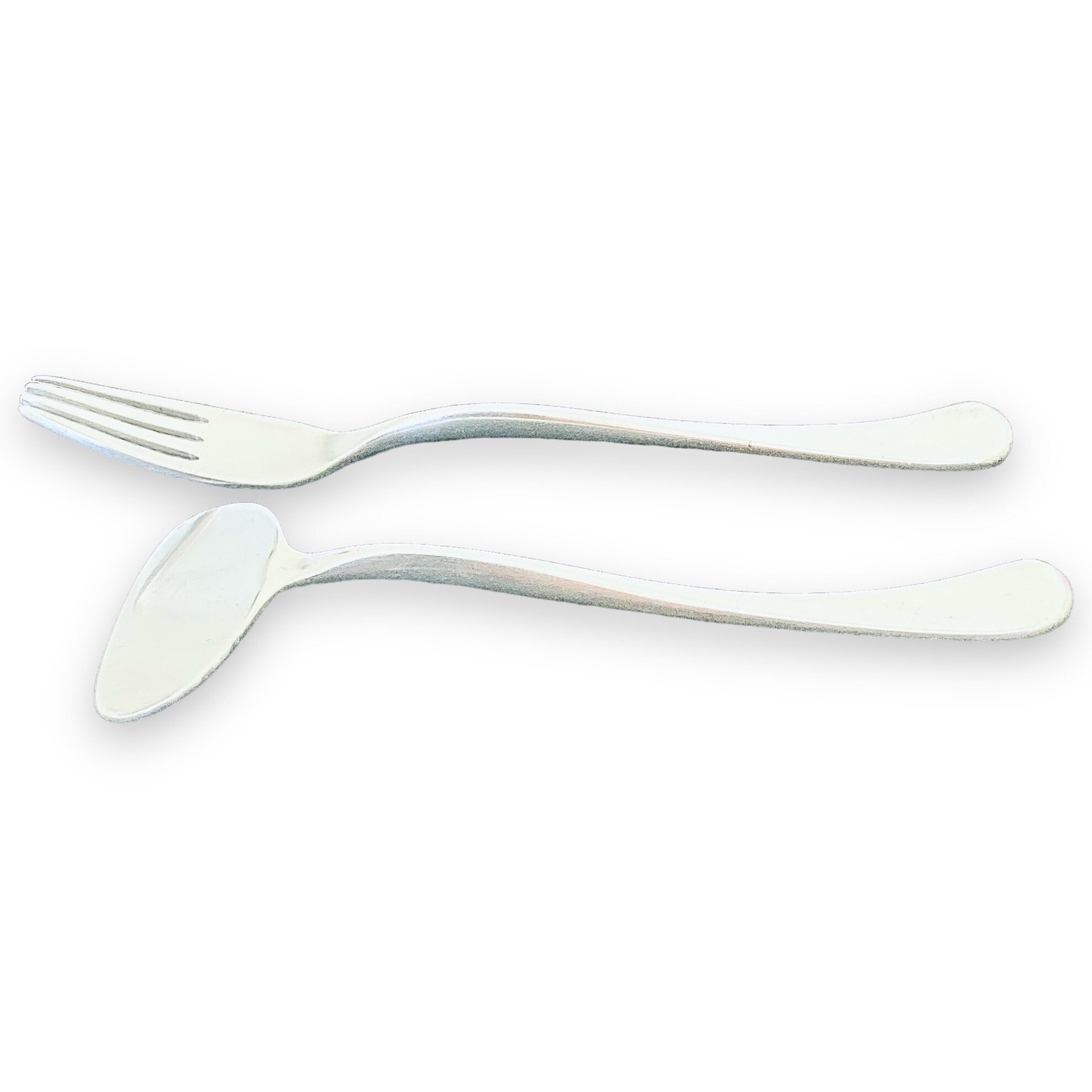 W&S Sorensenデンマーク純銀925Sスプーン＆フォーク: ヴィンテージ W & S SORENSEN 925 Sterling Silver Antique Art Deco Denmark