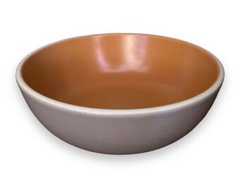 Vintage Heath Ceramics Coupe Bowls. Rare 1950's Gold/apricot Glaze