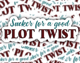 Plot Twist Vinyl Sticker