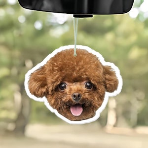 Custom Dog Air Freshener, Use your Pet Photo,  Personalized Air Freshener,  Picture Freshener, Car Freshies, Car Decor, Personalized Gift