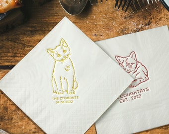 Custom PET Cocktail Napkins