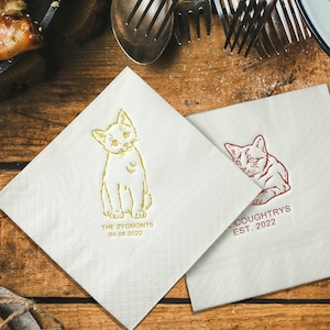 Tovaglioli da cocktail in PET personalizzati