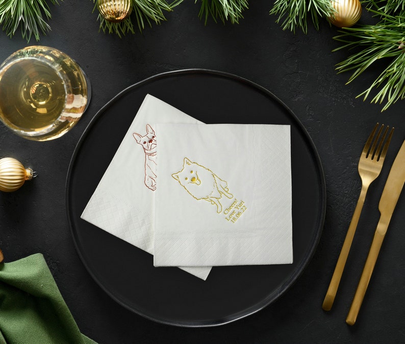 Custom PET Cocktail Napkins Etsy