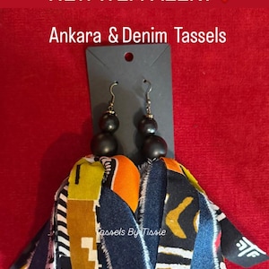 Ankara & Kente print Fringe Tassels