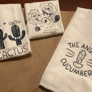 White Flour Sack Towels