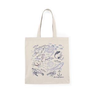 Sea Animals Tote Bag
