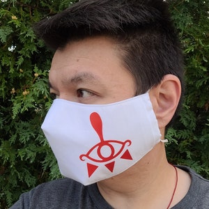 Adult/Kids Yiga Clan Face Mask / Handmade with 4 Layers, Filter Pocket and Adjustable Ear Straps