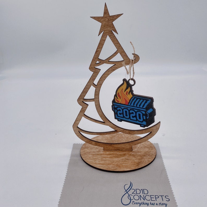 Ornament Holder Wooden Christmas Tree Ornament Hanger Etsy