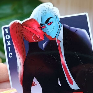 Toxic Love - Hades und Minthe - Vinyl Aufkleber - Griechische Mythologie - Fanart - Stationär - Wasserfester Vinyl Aufkleber