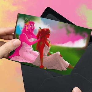 Persephone and Minthe Greek Mythology Wall Art Print