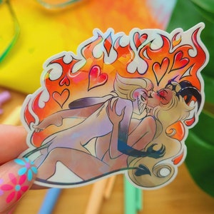 Zieh mich zur Hölle | Lucifer x Lillith Happy Hotel Sticker