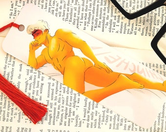 Sexy Greek Mythology Ares Double Sided Olympus Bookmark | Gift for Book Lovers | Anime Book Mark