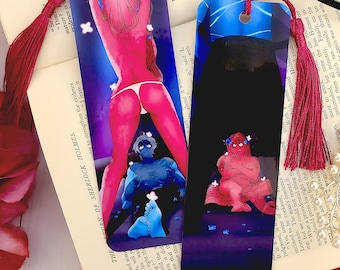Persephone and Hades Sexy Double Sided Greek Mythology Book Mark | Gifts for Book Lovers | Anime Bookmark |   LO Bookmarks