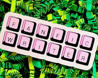 Fanfic Writer Keyboard | Vinyl Sticker