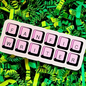 Fanfic Writer Keyboard | Vinyl Sticker