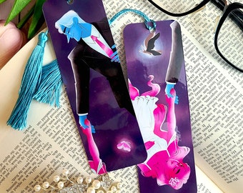 Persephone and Hades "Not That Weird " Double sided Bookmark | Gifts for Book Lovers | Greek Mythology Book Mark | Olympus