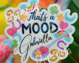 Stolas "That's a Mood, Gabriella" | Waterproof Helluva Boss Quote Vinyl Sticker