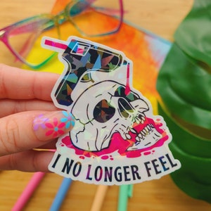 Je ne me sens plus | Sticker drôle pour pistolet à colle chaude