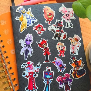 Tiny Happy Hotel Cast | Mini Vinyl Sticker Duo Packs