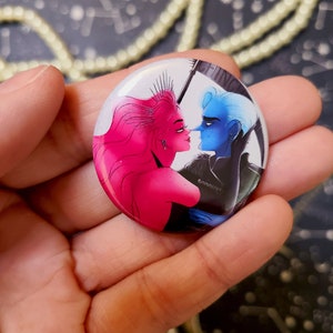 Persephone & Hades - Regal | 1.5in metal Button Pin