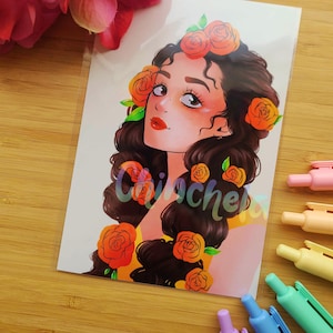 Rosen Orange Senorita | 10 x 15 Kunstdruck