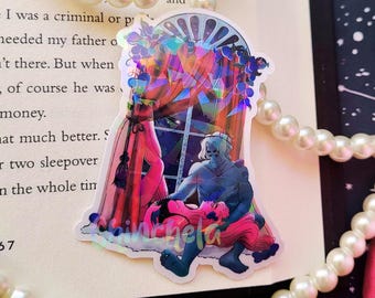 Royal Window - Holographic Waterproof Vinyl Stickers - Greek Mythology - Hades - Persephone - Pomegranate - Underworld - Olympus -