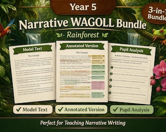 5º ano | Narrativa WAGOLL | Pacote |
