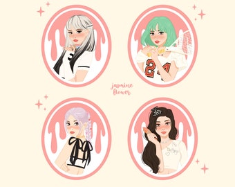 ice cream blackpink jisoo etsy israel
