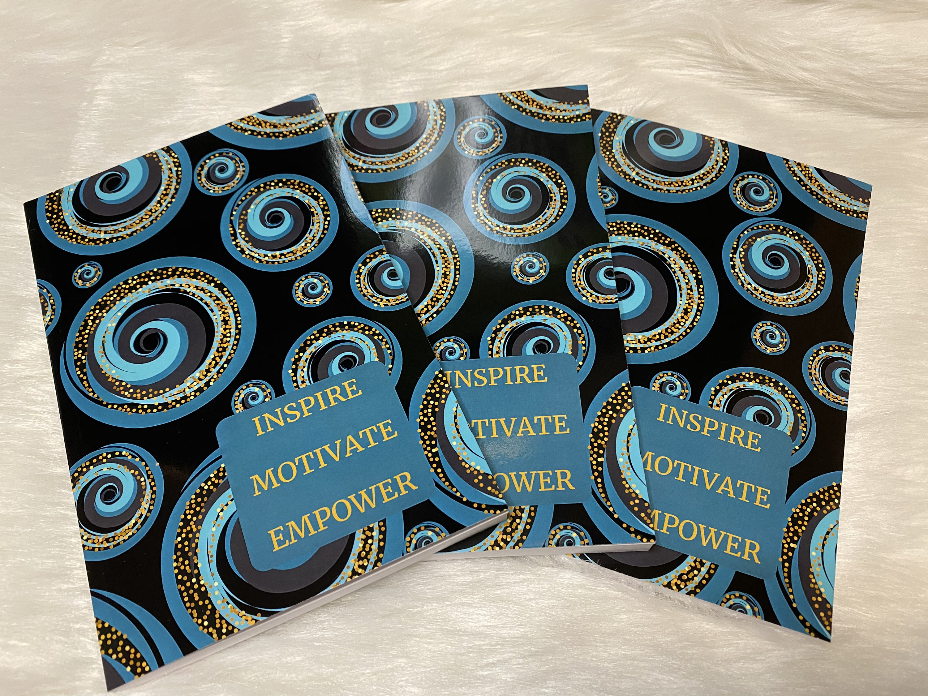 Inspire Motivate Empower Notebook - Notebook - Lined Notebook - Blank ...
