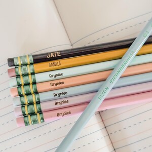 Personalized Ticonderoga Pencils: Engraved Name, Back to School